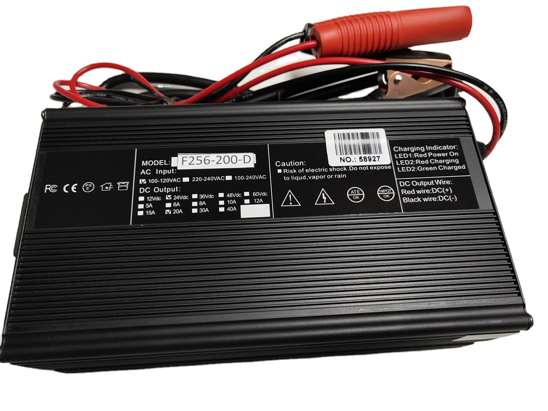 24V 20A LiFePO4 battery charger
