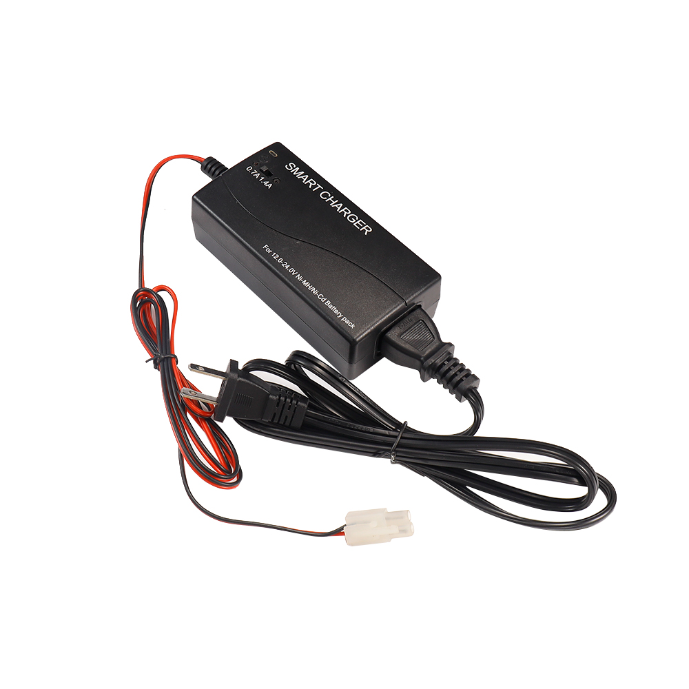 12.0-24.0V 0.7A or 1.4A Ni-MH/Ni-Cd battery charger